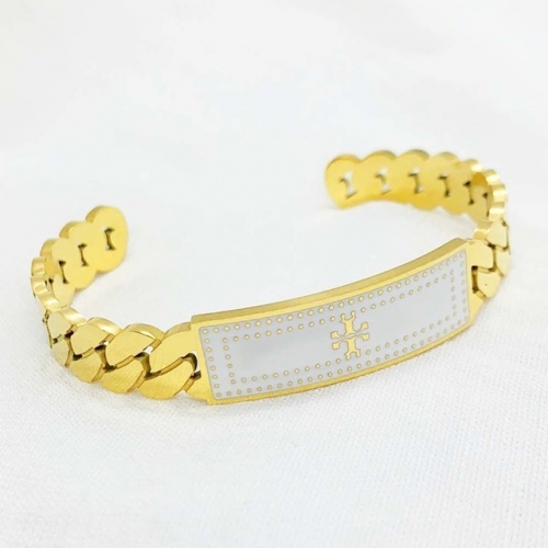 Stainless Steel Brand Bangle-RR210827-Rrs03837-22