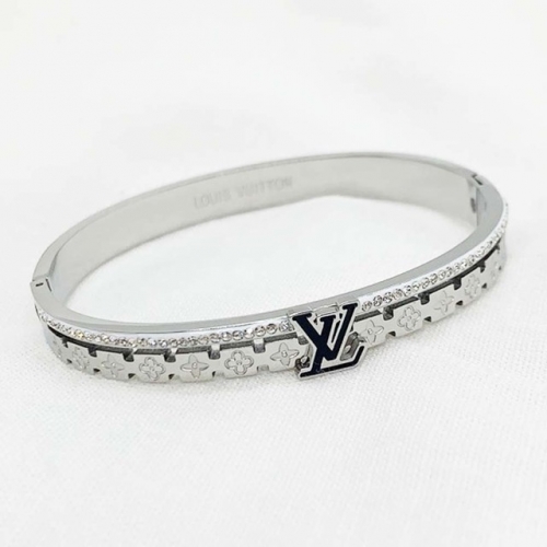 Stainless Steel Brand Bangle-RR210827-Rrs03841-23