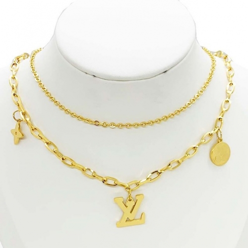 Stainless Steel Brand Necklace-RR210827-Rrx0310-19