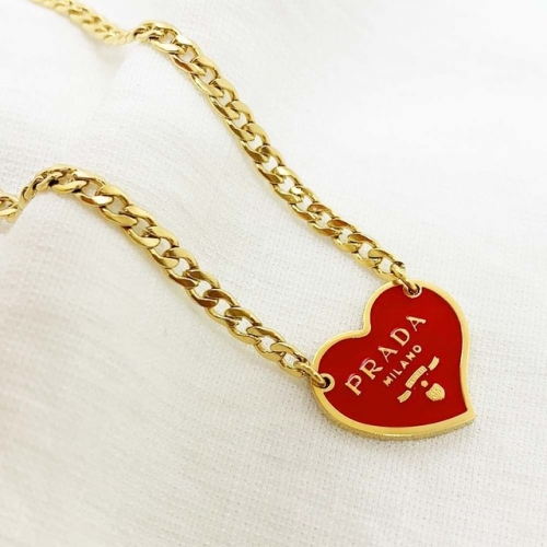 Stainless Steel Brand Necklace-RR210827-Rrx0299-16