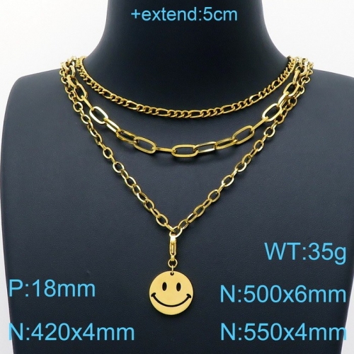 Stainless Steel Necklace-KK211014-KN200459-Z--23