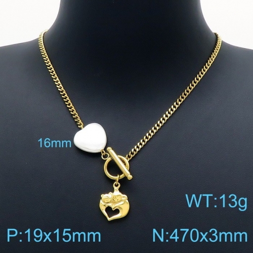 Stainless Steel Necklace-KK211014-KN201154-Z--13