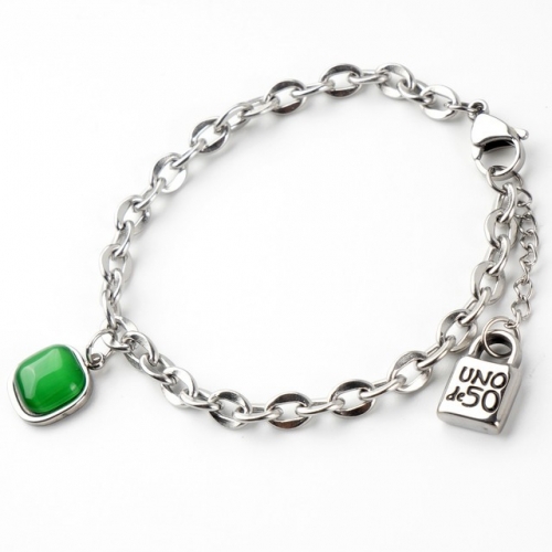 Stainless Steel uno de 50 Bracelet-HF211019-UNSL1101-1-12