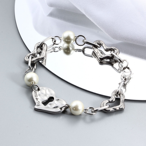 Stainless Steel UNO DE 50 Bracelet-CH211028-P21456