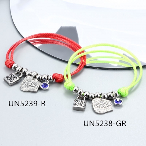 Stainless Steel uno de 50 Bracelet-CH211112-UN5239-G-13