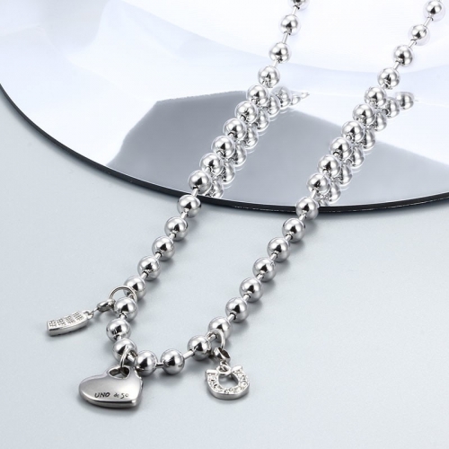 Stainless Steel uno de 50 Necklace-CH211112-P16RM32