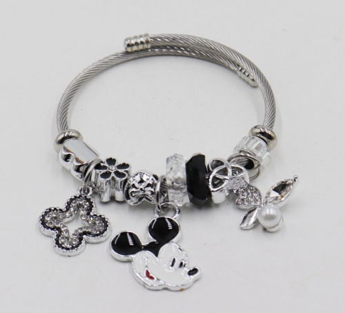 Stainless Steel Bangle with alloy copper charms-DH211112-IMG_6952-9