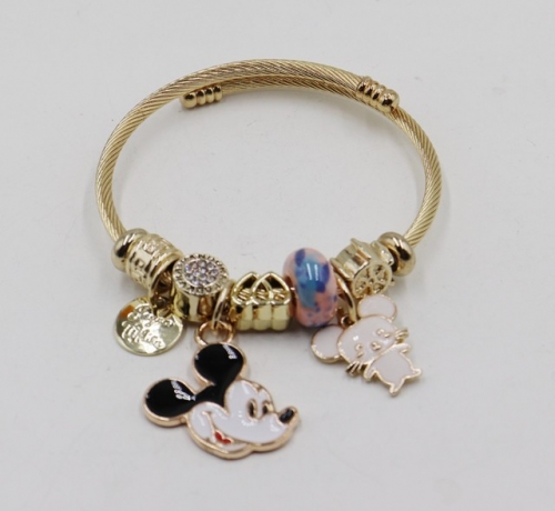 Stainless Steel Bangle with alloy copper charms-DH211112-IMG_6969-13