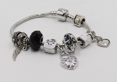 Stainless Steel Bracelet with alloy copper charms-DN21114-IMG_7134-9