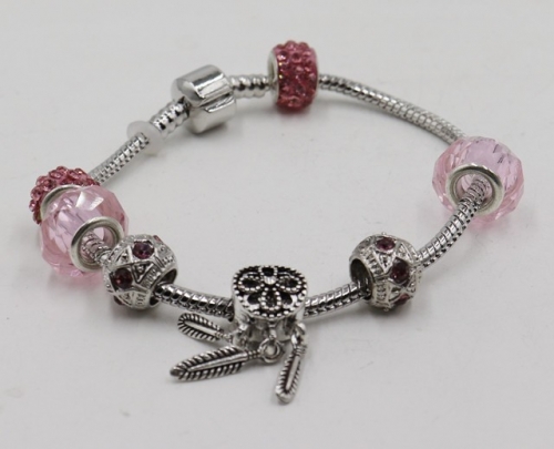 Stainless Steel Bracelet with alloy copper charms-DN21114-IMG_7114-9