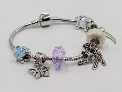 Stainless Steel Bracelet with alloy copper charms-DN21114-IMG_7128-9