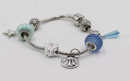 Stainless Steel Bracelet with alloy copper charms-DN21114-IMG_7115-9