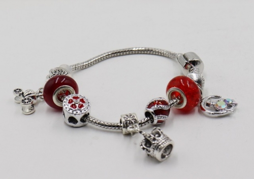 Stainless Steel Bracelet with alloy copper charms-DN21114-IMG_7138-9