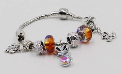 Stainless Steel Bracelet with alloy copper charms-DN21114-IMG_7140-9