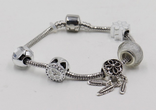 Stainless Steel Bracelet with alloy copper charms-DN21114-IMG_7145-9