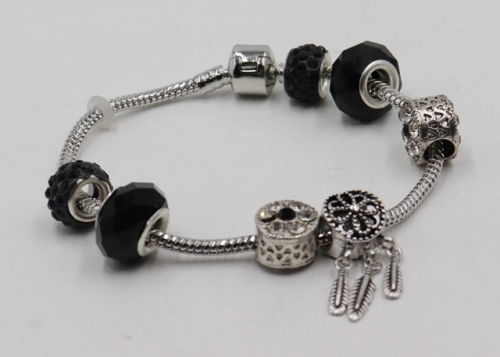 Stainless Steel Bracelet with alloy copper charms-DN21114-IMG_7127-9