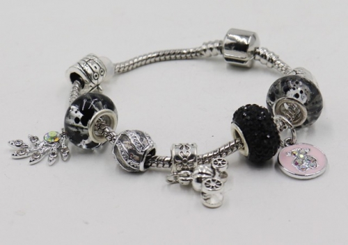 Stainless Steel Bracelet with alloy copper charms-DN21114-IMG_7143-9