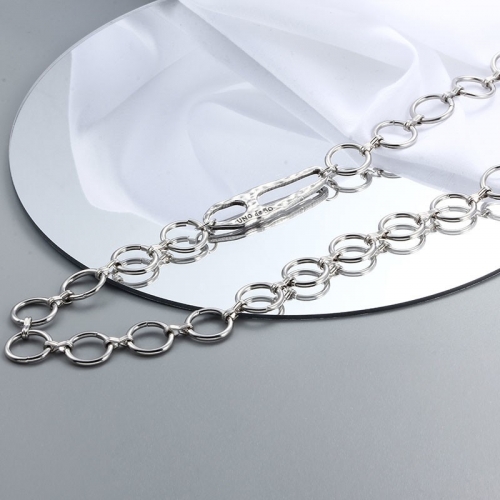 Stainless Steel uno de 50 Necklace-CH211116-P15RTYU