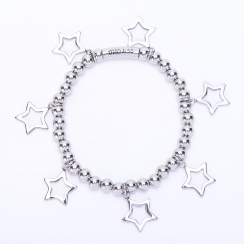 Stainless Steel uno de 50 Bracelet-HF211116-UNSL1103-18