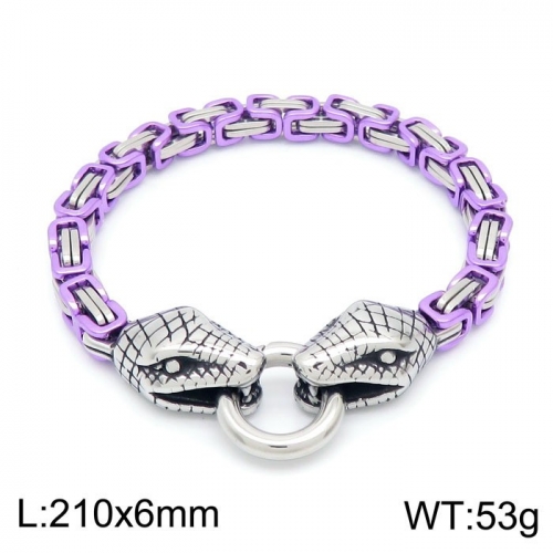 Stainless Steel Bracelet-KL211119-KB151145-Z--36