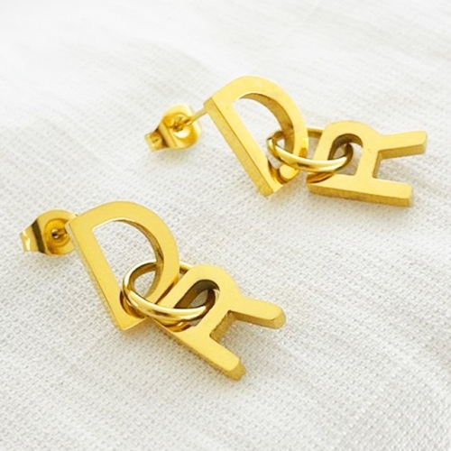 Stainless Steel Brand Earrings-RR211125-Rre0597-12