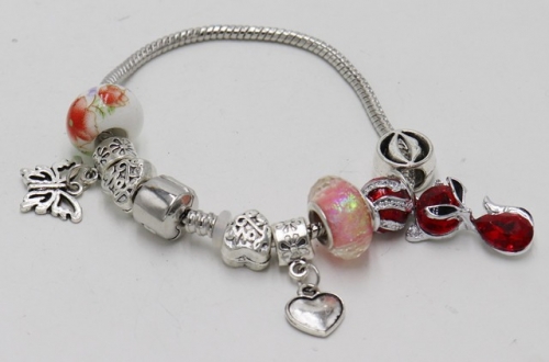 Stainless Steel Bracelet with alloy copper charms-DN211130-IMG_7756-9