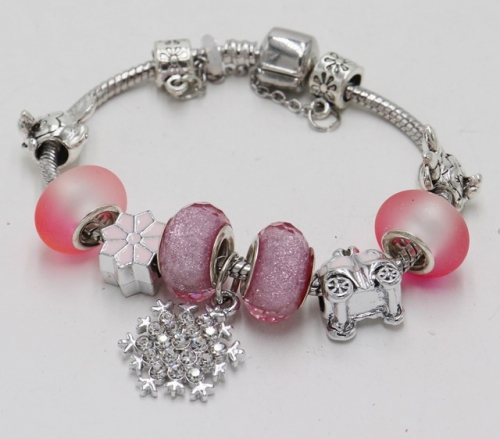 Stainless Steel Bracelet with alloy copper charms-DN211130-IMG_7773-11