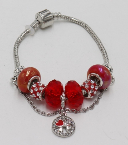 Stainless Steel Bracelet with alloy copper charms-DN211130-IMG_7740-9