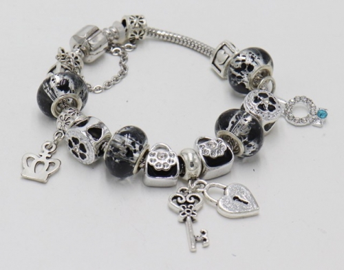 Stainless Steel Bracelet with alloy copper charms-DN211130-IMG_7800-13