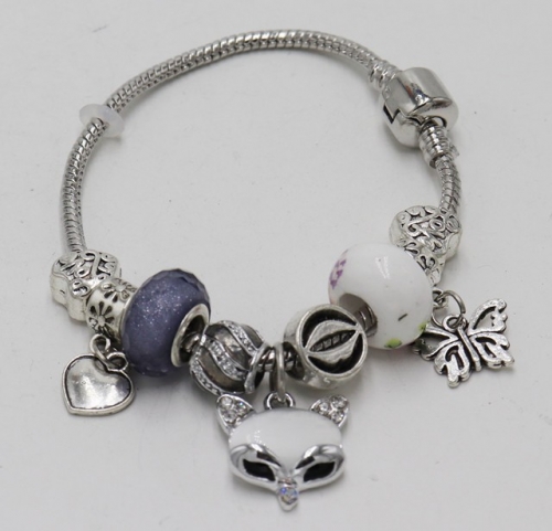 Stainless Steel Bracelet with alloy copper charms-DN211130-IMG_7748-9