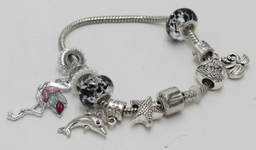 Stainless Steel Bracelet with alloy copper charms-DN211130-IMG_7734-9