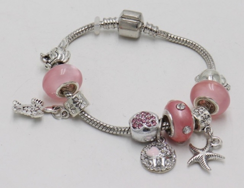 Stainless Steel Bracelet with alloy copper charms-DN211130-IMG_7726-9