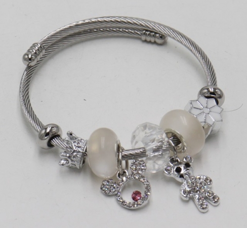 Stainless Steel Bracelet with alloy copper charms-DN211130-IMG_7694-9