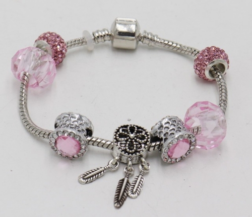 Stainless Steel Bracelet with alloy copper charms-DN211130-IMG_7779-11