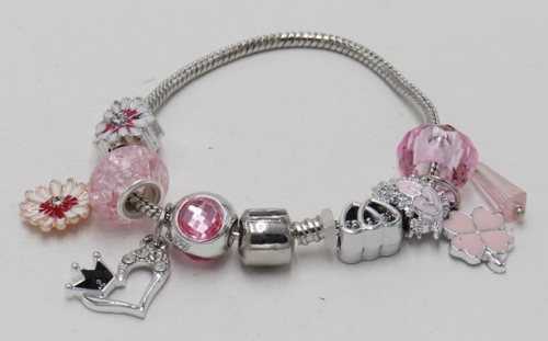 Stainless Steel Bracelet with alloy copper charms-DN211130-IMG_7795-13