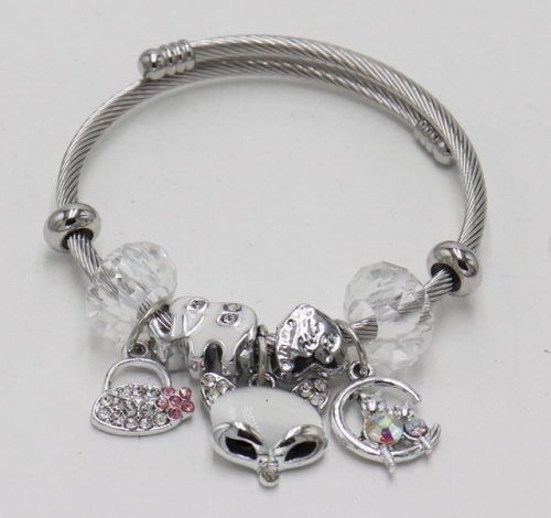 Stainless Steel Bracelet with alloy copper charms-DN211130-IMG_7697-9