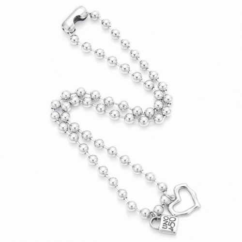 Stainless Steel Uno de 50 Necklace-HF211214-UNTZ1028-12