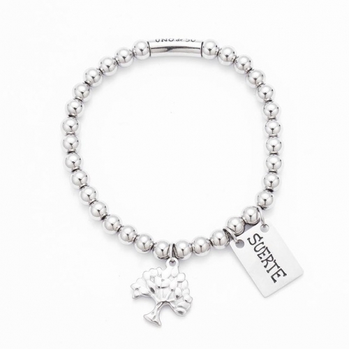 Stainless Steel Uno de 50 Bracelet-HF211214-UNSL1113-16