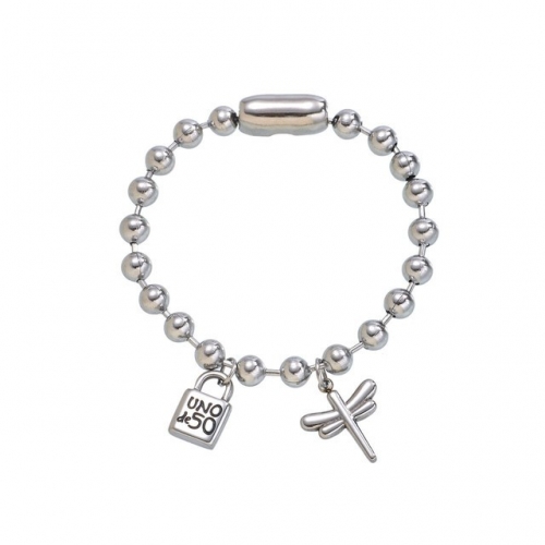 Stainless Steel Uno de 50 Bracelet-HF211214-UNTZ1031-10