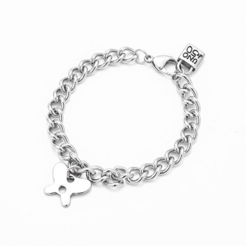 Stainless Steel Uno de 50 Bracelet-HF211214-UNSL1117-12