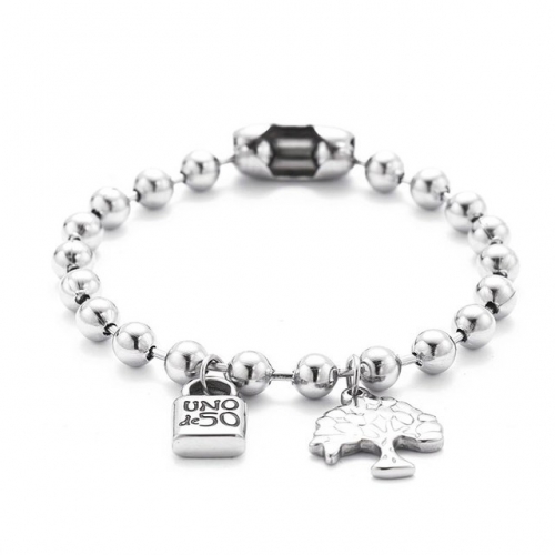 Stainless Steel Uno de 50 Bracelet-HF211214-UNTZ1027-12