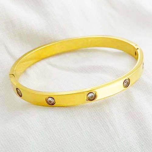 Stainless Steel Brand Bangle-RR210113-Rrs04002-16