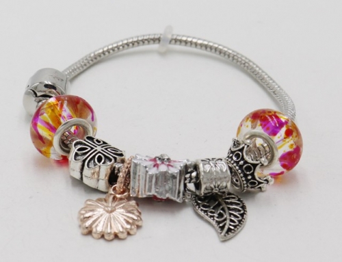 Stainless Steel Bracelet with alloy copper charms-DN220116-IMG_8174-9