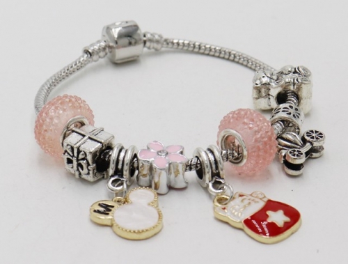 Stainless Steel Bracelet with alloy copper charms-DN220116-IMG_8168-9