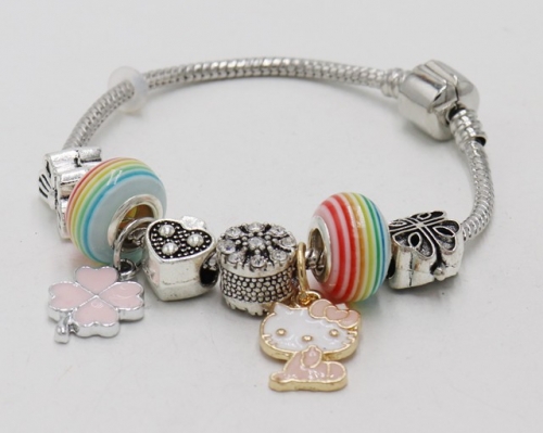 Stainless Steel Bracelet with alloy copper charms-DN220116-IMG_8181-9