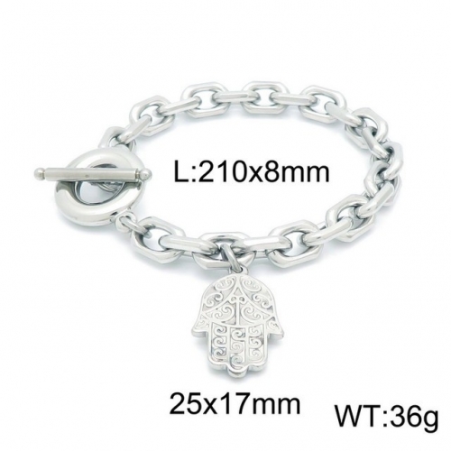 Stainless Steel Bracelet-kb152764-Z--17