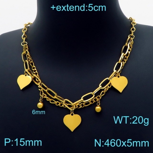 Stainless Steel Necklace-KK220217-KN203256-Z--24