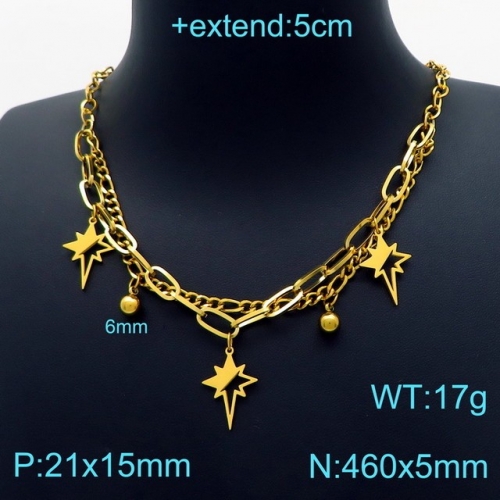 Stainless Steel Necklace-KK220217-KN203257-Z--24