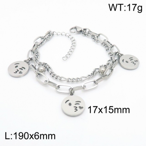 Stainless Steel Bracelet-kb153911-Z--12