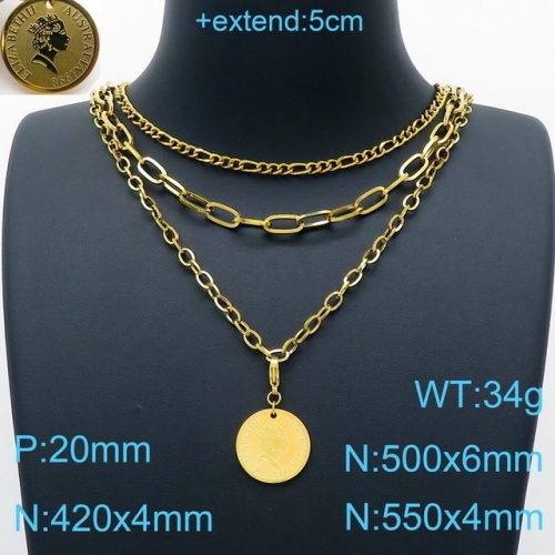 Stainless Steel Necklace-KK220217-KN200460-Z--25